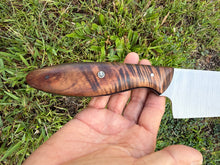 Load image into Gallery viewer, Santoku_Curly Koa wood handle
