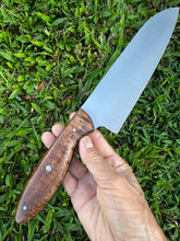 Load image into Gallery viewer, Santoku_Curly Koa wood handle
