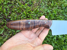 Load image into Gallery viewer, Santoku_Curly Koa wood handle (A)
