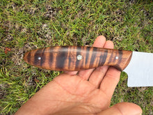 Load image into Gallery viewer, Santoku_Curly Koa wood handle (A)
