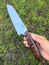 Load image into Gallery viewer, Santoku_Curly Koa wood handle (B)
