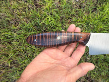 Load image into Gallery viewer, Santoku_Curly Koa wood handle
