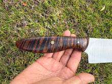 Load image into Gallery viewer, Santoku_Curly Koa wood handle
