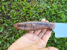 Load image into Gallery viewer, Santoku_Curly Koa wood handle (D)
