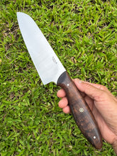 Load image into Gallery viewer, Santoku_Koa wood handle
