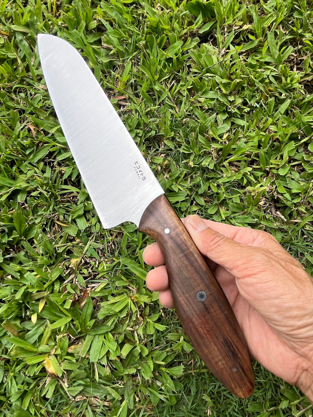Santoku_Koa wood handle