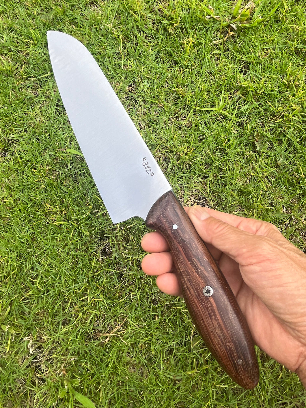 Santoku_Koa wood handle