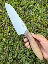Load image into Gallery viewer, Santoku_Koa wood handle (White)
