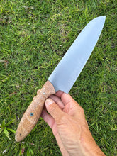 Load image into Gallery viewer, Santoku_Mango wood handle
