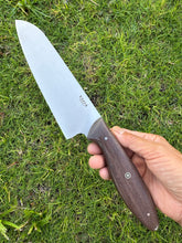 Load image into Gallery viewer, Santoku_&#39;Ohi&#39;a wood handle
