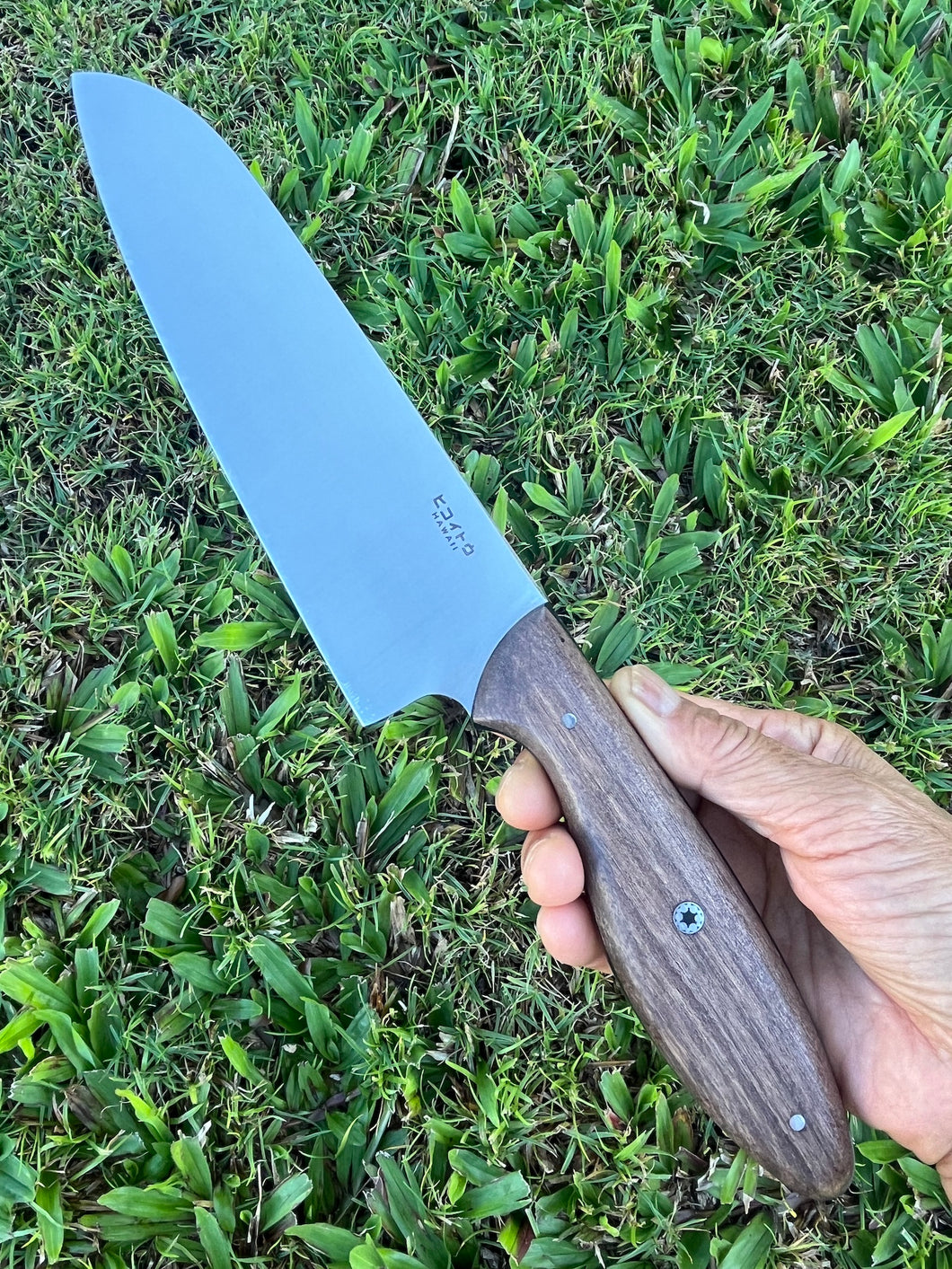 Santoku_'Ohi'a wood handle