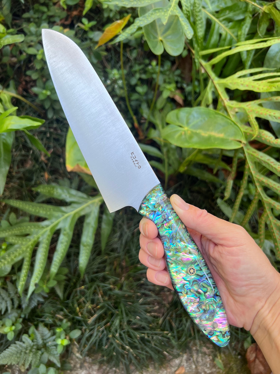 Santoku_Paua handle