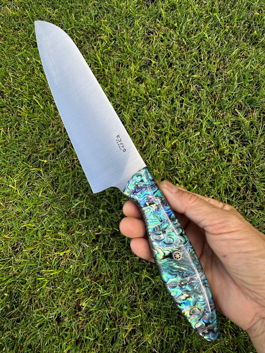 Santoku_Paua handle