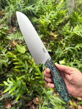 Load image into Gallery viewer, Santoku_Paua handle
