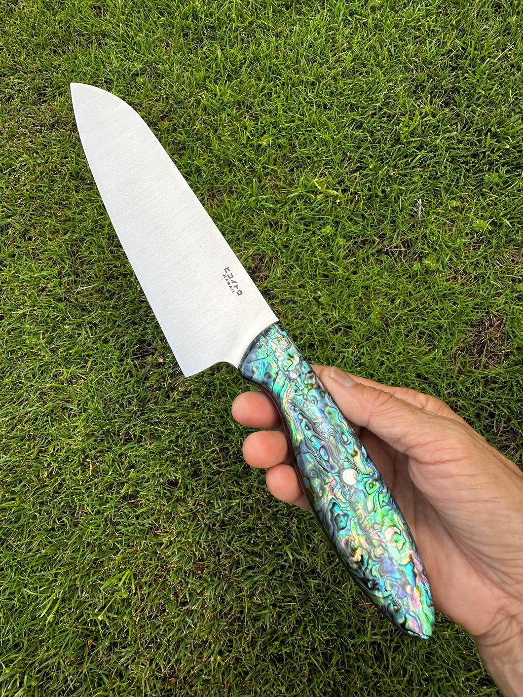 Santoku_Paua handle