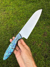 Load image into Gallery viewer, Santoku_Paua handle
