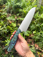 Load image into Gallery viewer, Santoku_Paua handle
