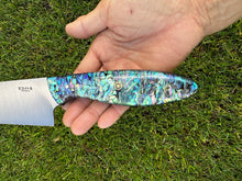 Load image into Gallery viewer, Santoku_Paua handle
