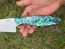 Load image into Gallery viewer, Santoku_Paua handle
