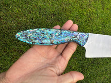 Load image into Gallery viewer, Santoku_Paua handle
