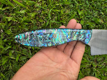 Load image into Gallery viewer, Santoku_Paua handle
