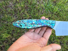 Load image into Gallery viewer, Santoku_Paua handle
