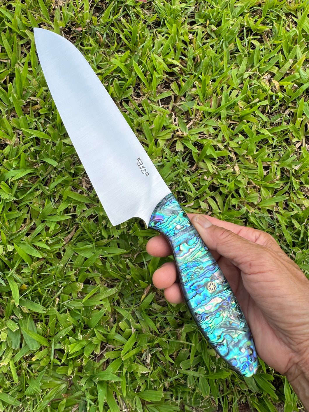 Santoku_Paua handle