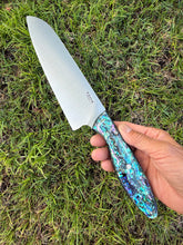 Load image into Gallery viewer, Santoku_Paua handle (A)
