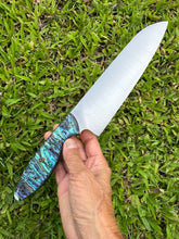 Load image into Gallery viewer, Santoku_Paua handle
