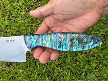 Load image into Gallery viewer, Santoku_Paua handle
