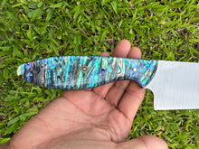 Load image into Gallery viewer, Santoku_Paua handle
