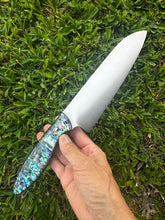 Load image into Gallery viewer, Santoku_Paua handle
