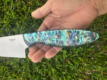 Load image into Gallery viewer, Santoku_Paua handle
