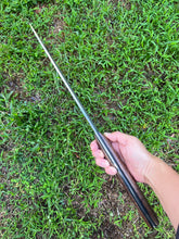 Load image into Gallery viewer, 12&quot; Sashimi_Curly Koa wood handle (acid etch)
