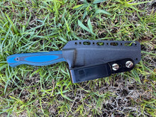 Load image into Gallery viewer, Sketto_G10 handle with Kydex seath (Blue &amp; Black)
