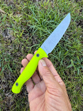 Load image into Gallery viewer, Sketto_G10 handle with Kydex seath (Neon Yerrow)
