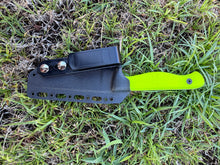 Load image into Gallery viewer, Sketto_G10 handle with Kydex seath (Neon Yerrow)
