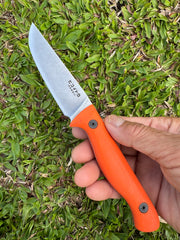 Sketto_G10 handle with Kydex seath (Orange)