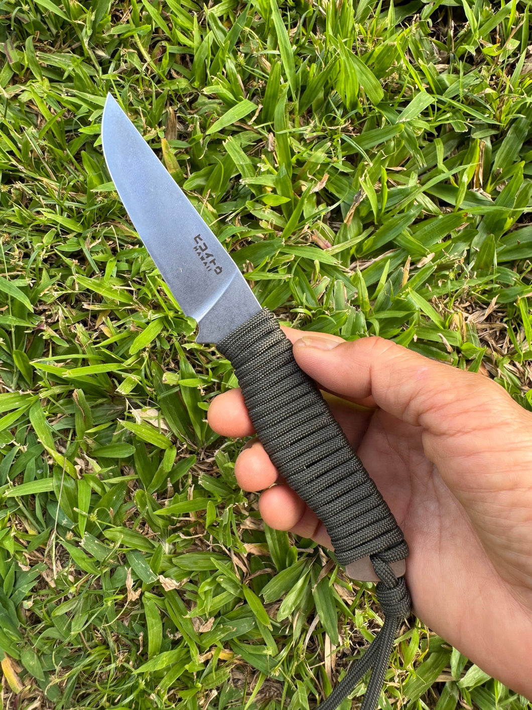 Sketto Lite with Moss Green Paracord (Flat Sheath)