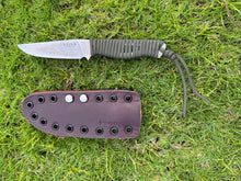 Load image into Gallery viewer, Sketto Lite with Moss Green Paracord (Flat Sheath)
