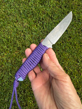 Load image into Gallery viewer, Sketto Lite with Purple Paracord (Flat Sheath)
