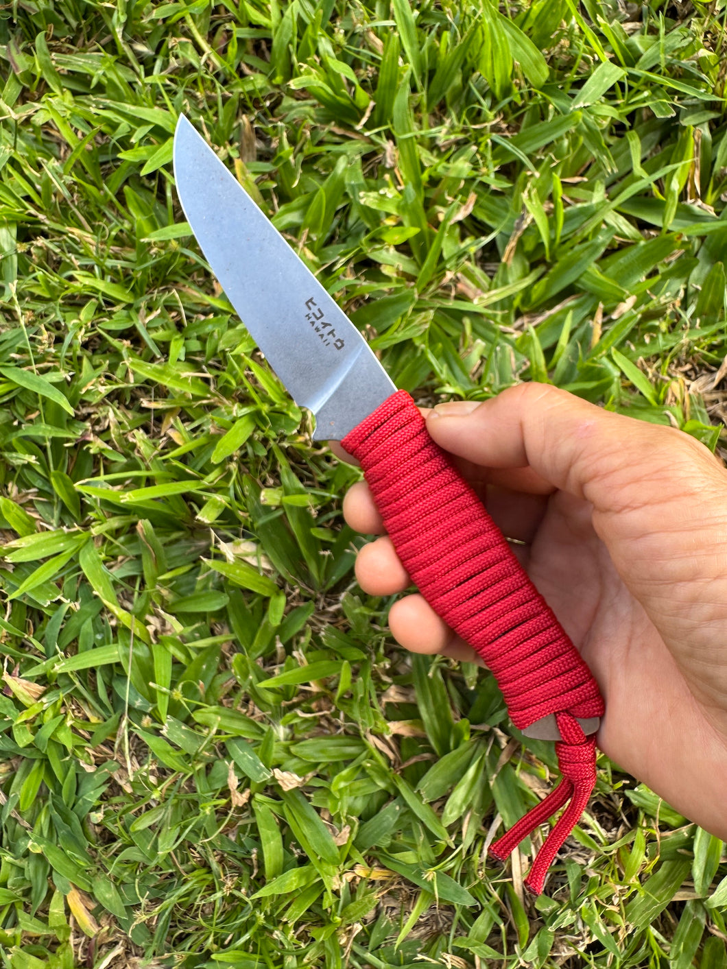 Sketto Lite with Red Paracord (Flat Sheath)