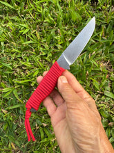 Load image into Gallery viewer, Sketto Lite with Red Paracord (Flat Sheath)
