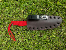 Load image into Gallery viewer, Sketto Lite with Red Paracord (Flat Sheath)
